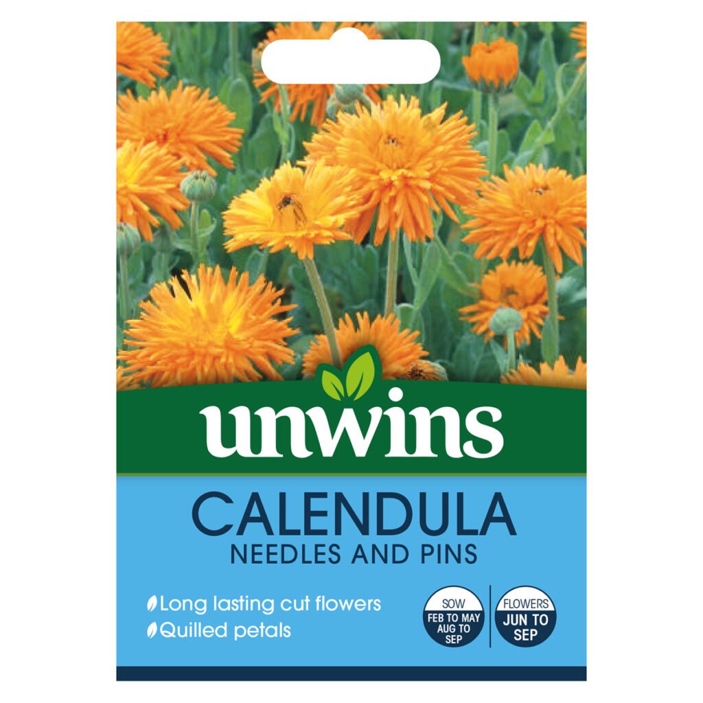 Unwins Calendula Needles And Pins Seeds 5051618010443 2